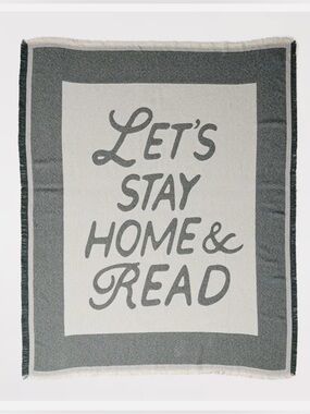 Oui Indigo Green Beige Throw